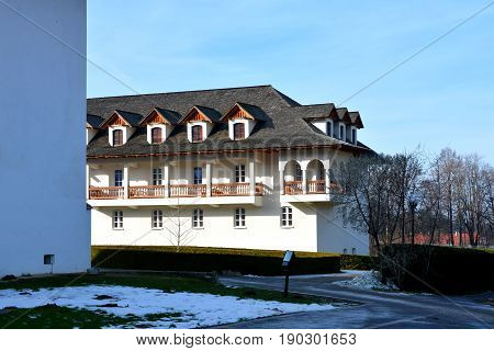 Monastery Sambata Is A Romanian Orthodox Monastery In Sâmbăta De Sus, Brașov County, In The Transylv