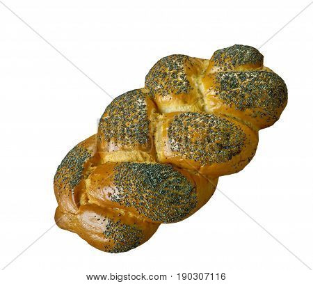 Sweet russian roll - Pletenka. close up