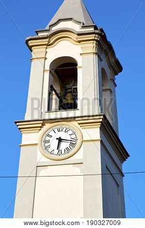 Gorla  Old Abstract    Italy     Wall  And Church Tower Bell Sunny