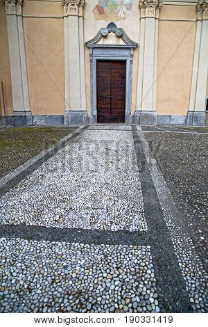 Italy  Lombardy       The Somma Lombardo Old   Church    Wall