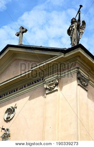 Rose Window  Italy  Lombardy     In  The Jerago  Old   Church
