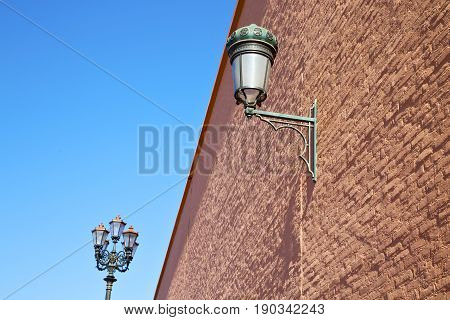 Street Lamp  Morocco Africa   Outdoors And