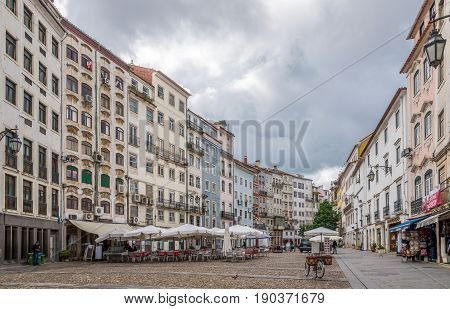 COIMBRA,PORTUGAL - MAY 12,2017 - In the streets of Coimbra city in Portugal. Coimbra is the fourth largest urban centre in Portugal.