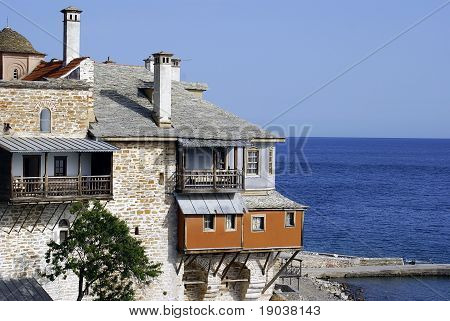 Klasztor Mount Athos.