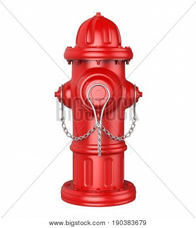 Fire Hydrant isolated on white background. 3D render