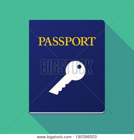 Long Shadow Passport With A Key