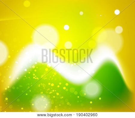 Shiny wave, magic light efffect abstract background