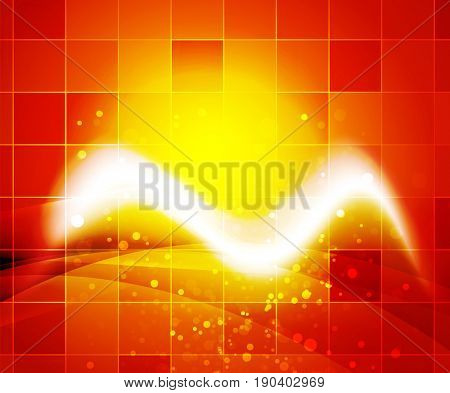 Shiny wave, magic light efffect abstract background
