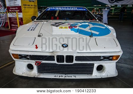 PAAREN IM GLIEN GERMANY - JUNE 03 2017: Sports car BMW M1 (E26). Exhibition 