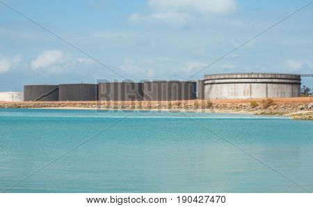 Gove Operations Bauxite Mine Alumina Refinery in Nhulunbuy, Arnhem land, Northern Territory of Australia.
