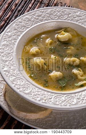 Capeletti In Brodo - Italian Cuisine