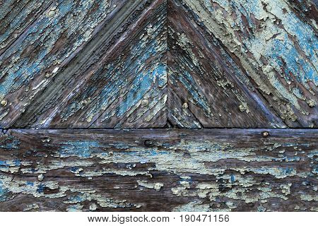 Weathered wood with patina in detail as a background