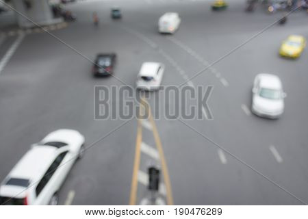 Blur Car In Traffic