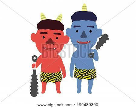 Cute Japanese demon called 