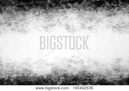Horizontal abstract dark background with liight center
