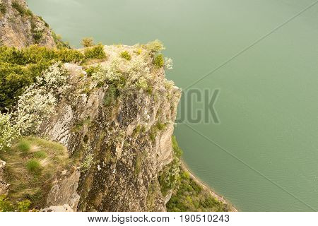 Viewpoint To The Swamp From The Horse's Hoof In The Pyrenees