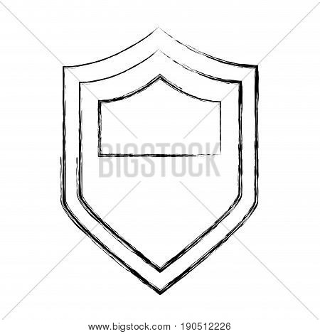 Shield security symbol icon vector illustration graphic design