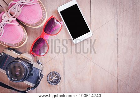 Accessories For Travel Concept.