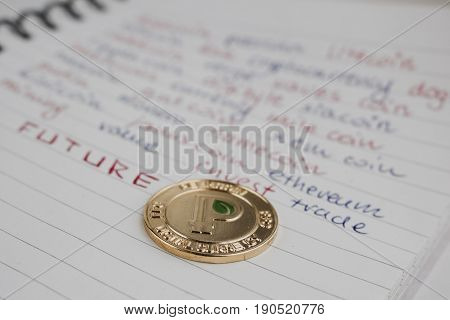 Gold Peercoin Coin