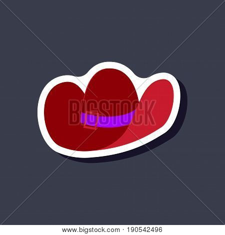 paper sticker fashion clothes cowboy hat fashion
