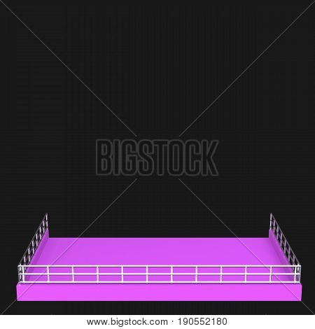 Sales Point Stand 3D Illustration