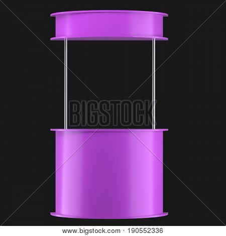Sales Point Stand 3D Illustration