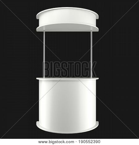 Sales Point Stand 3D Illustration