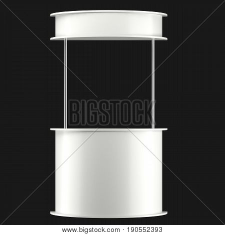 Sales Point Stand 3D Illustration