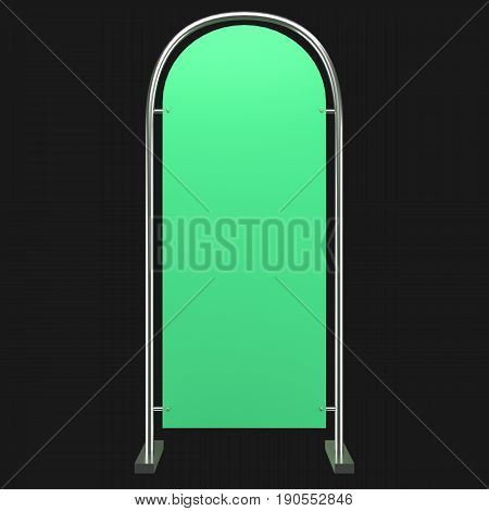 Sales Point Stand 3D Illustration