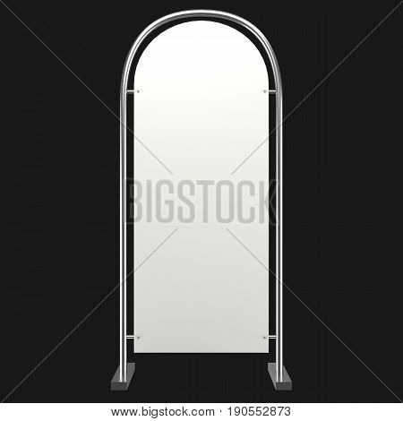 Sales Point Stand 3D Illustration