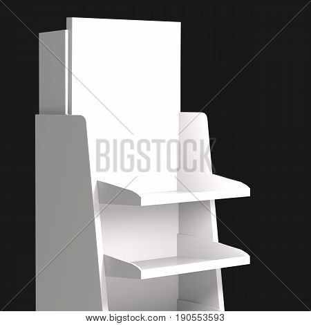 Sales Point Stand 3D Illustration