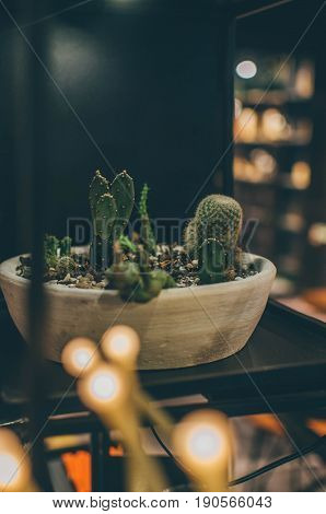 Ornamental Decorations In A Coffee Shop In Escolta Manila Philippines