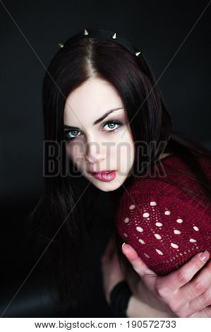 Portrait Of Young Brunnete Woman