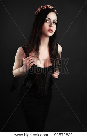 Portrait Of Young Brunnete Woman