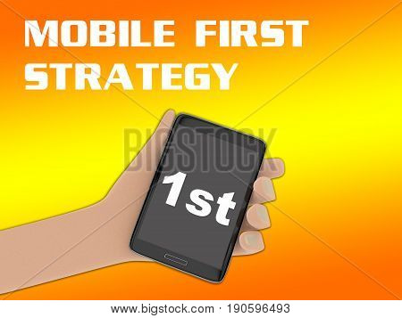 Mobile First Strategy Concept