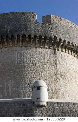 Minceta fortress on the northwest side of city walls Dubrovnik Croatia