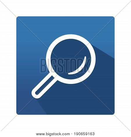 Flat Icon. Optic. Icon in trendy flat style isolated on blue background. Eye symbol for your web site design, logo, app. Vector illustration, EPS10
