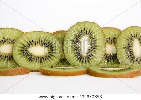 Kiwi Green With Black Small Bones