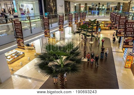 Kota Kinabalu,Sabah-May 29,2017:View of Imago the shopping centre KK Times Square is one of Kota Kinabalu largest shopping centres at Kota Kinabalu,Sabah,Borneo,Malaysia.
