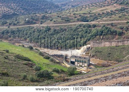 Spillway Of The Dam Of The Yeguas, Cordoba Province, Spain