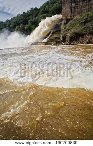 Spillway Of The Dam Of The Yeguas, Cordoba Province, Spain