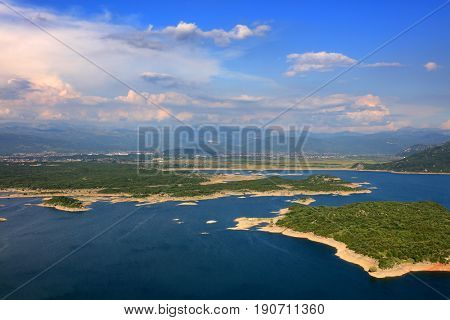 Slansko Jezero lake in Montenegro, Europe