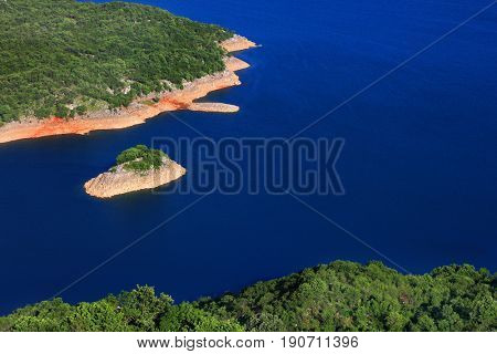 Slansko Jezero lake in Montenegro, Europe