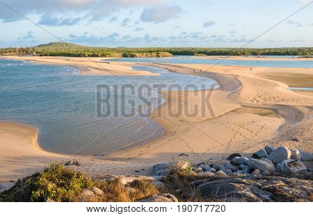 East Woody beach the famous beach of Nhulunbuy town in Arnhem land, Northern Territory, Australia.