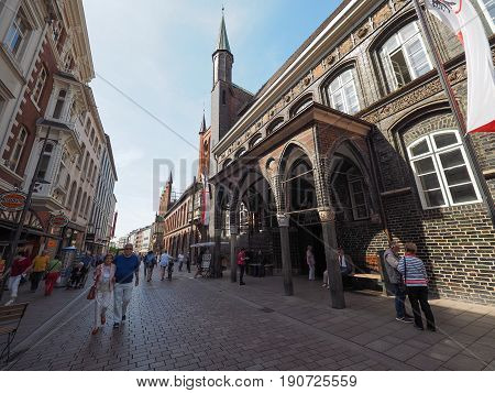 View Of The City Of Luebeck