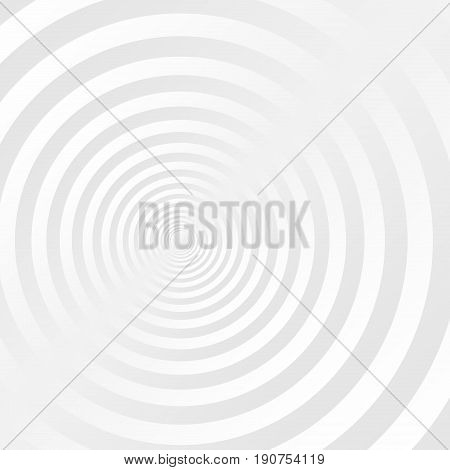 abstract gray and white concentric circles background