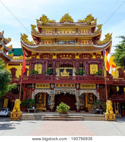 Chinese temple opened fire on Chinese New Year at night in Thailand. They are public domain or treasure of Buddhism no restrict in copy or use