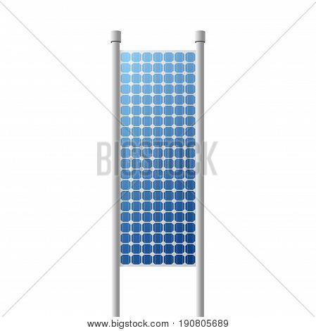 Photovoltaic solar Panel renewable energy Source. Vector Illustration