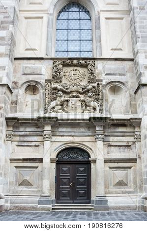 Old house in Bonn a city on the banks of the Rhine in the German state of North Rhine-Westphalia Germany