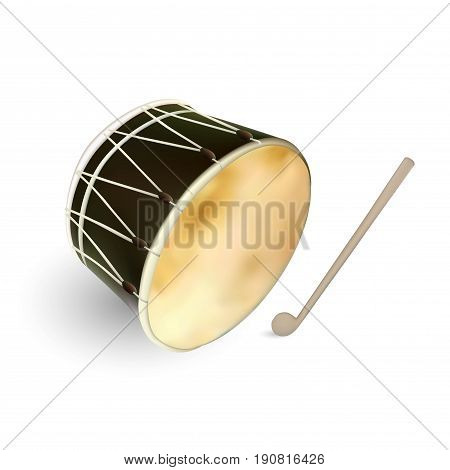 Ramadan Drum Isolated Vector Illustration Eps File